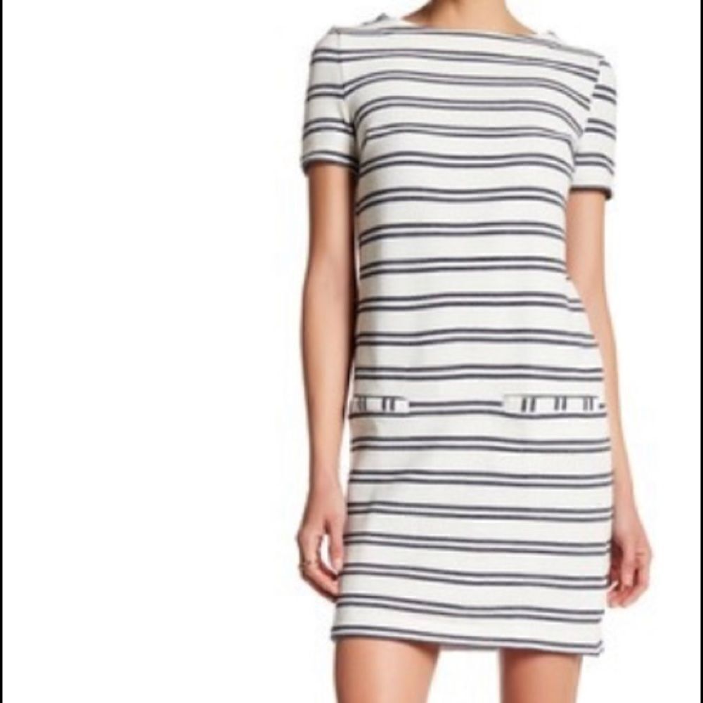 Three dots Francoise SHP back waffle dress, Small